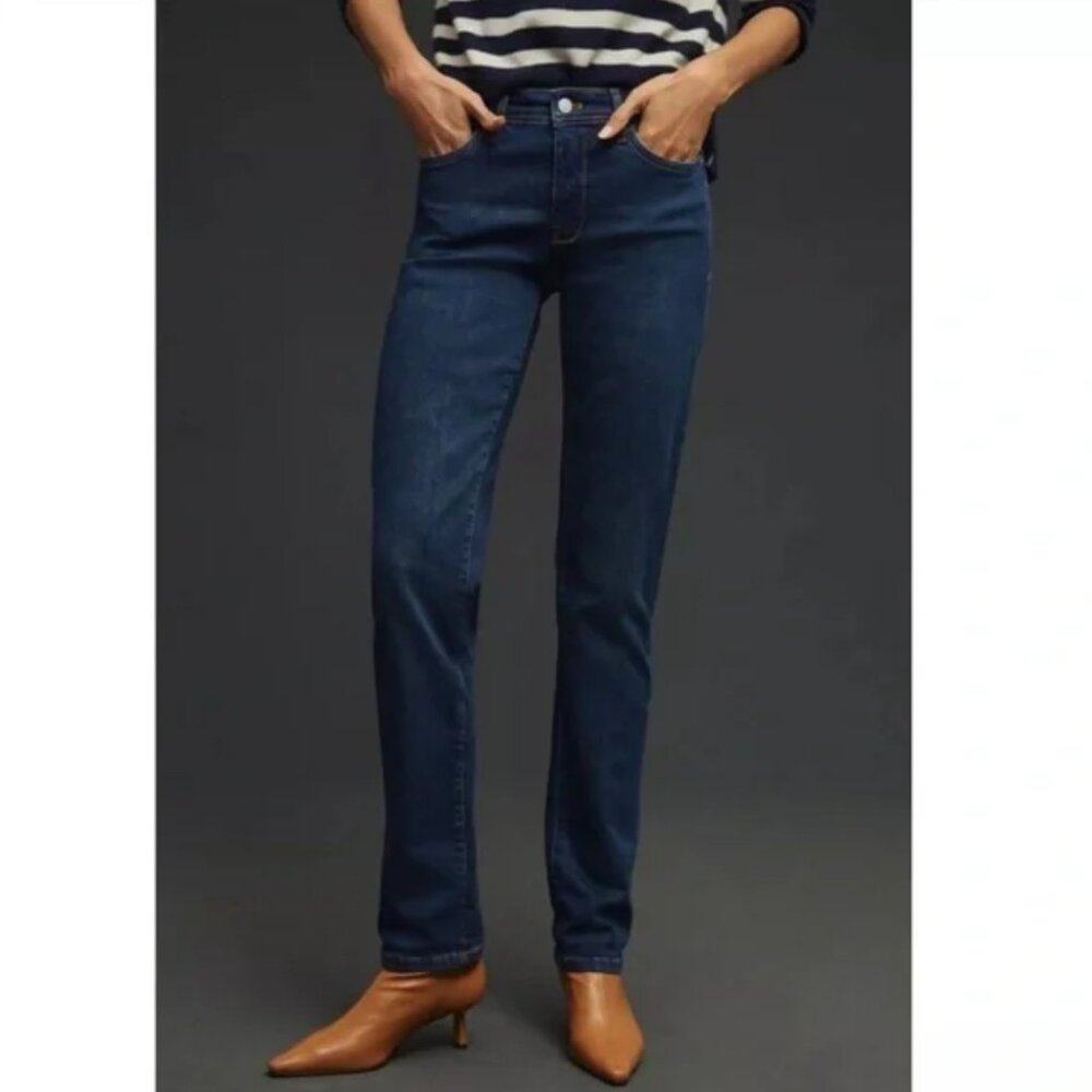 Anthropologie Pilcro Mid-Rise Slim Boyfriend Jeans